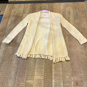 EUC Lilly Pulitzer Gold Sweater, Girls size 12-14.